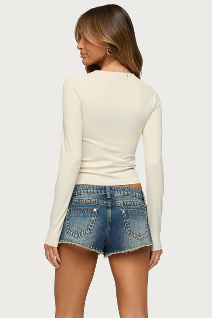 Tay Long Sleeve Top - Cream