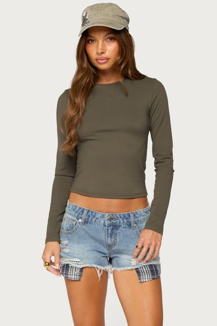 Tay Long Sleeve Top - Olive