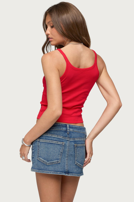 Basic Babe Tank Top - Red