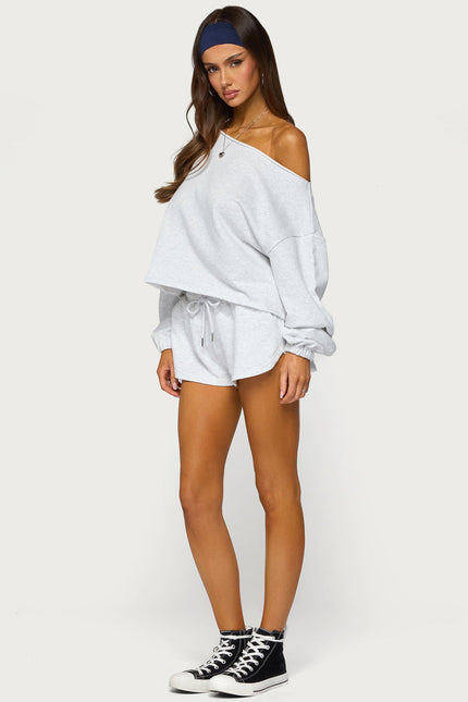 Kordelia Shorts - Light Gray Melange