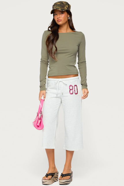 Savi Boat Neck Long Sleeve Top - Olive