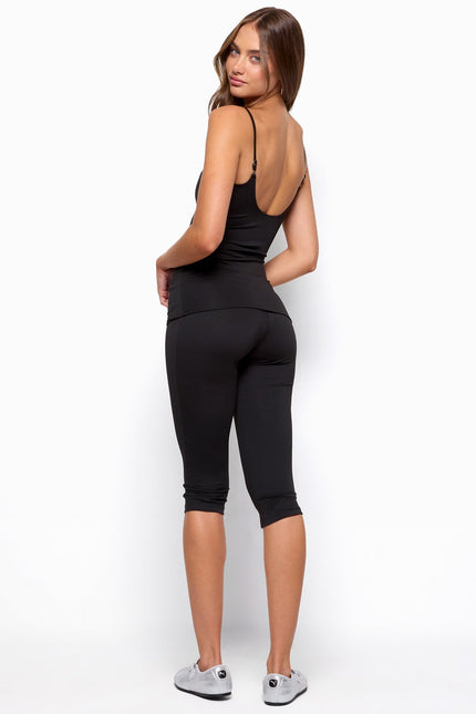 Alondra V Neck Bodysuit - Black