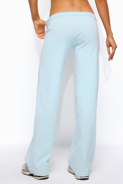 Claudia Straight Leg Pants - Light Blue