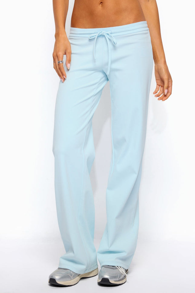 Claudia Straight Leg Pants - Light Blue