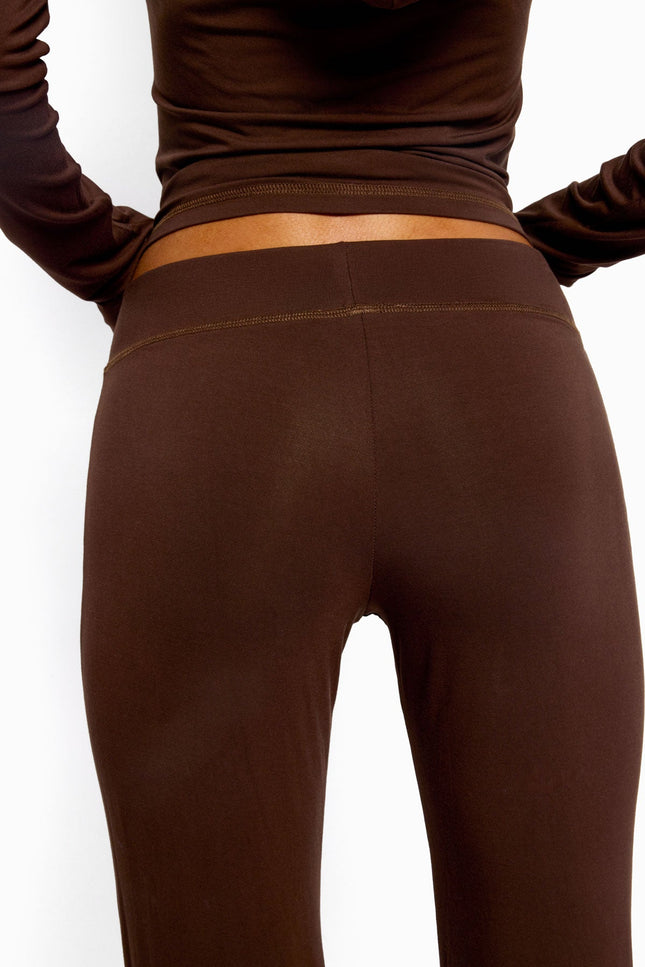 Callan Flared Pants - Brown