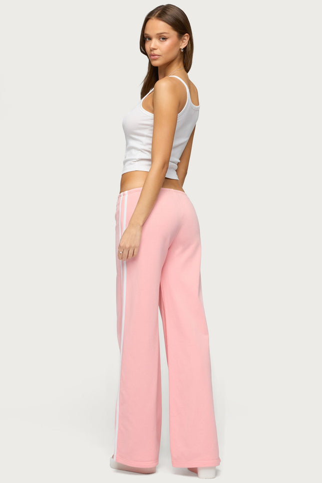 Cammile Contrast Stripe Sweatpants