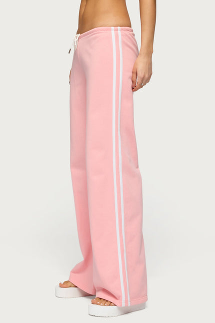 Cammile Contrast Stripe Sweatpants