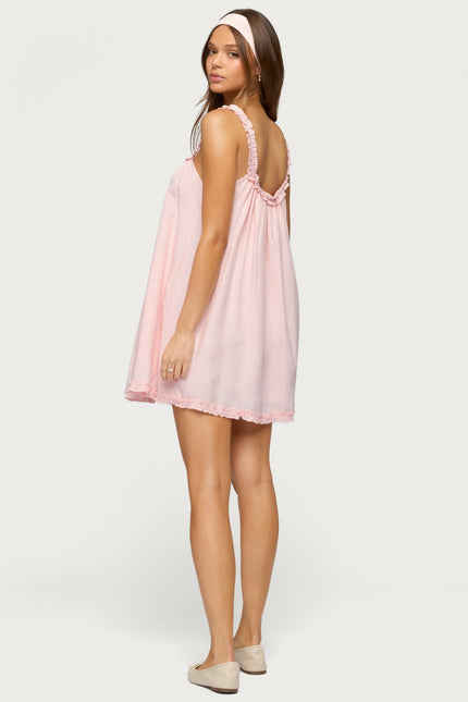Christena Ruffle Mini Dress