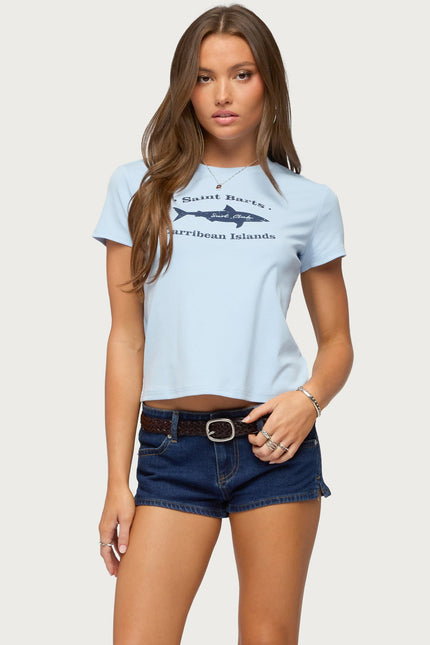 Surf Club T Shirt - Blue