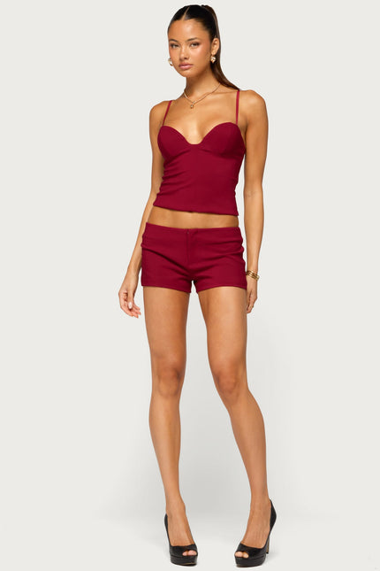 Harmona Cupped Tank Top - Berry