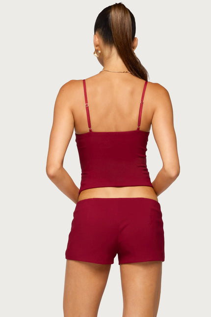 Harmona Cupped Tank Top - Berry
