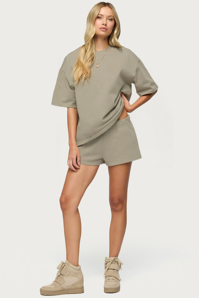 Cecilia Oversized T Shirt - Olive