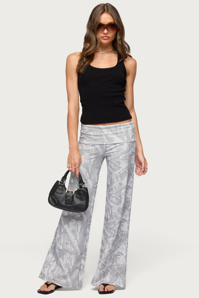 Harlowe Ribbed Racerback Tank Top - Black