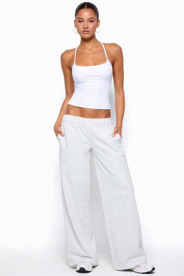 Dafni Scoop Neck Tank Top - White