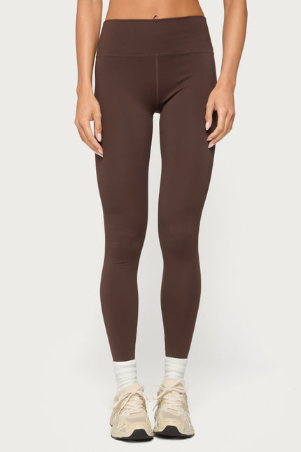 Faery High Rise Leggings - Brown