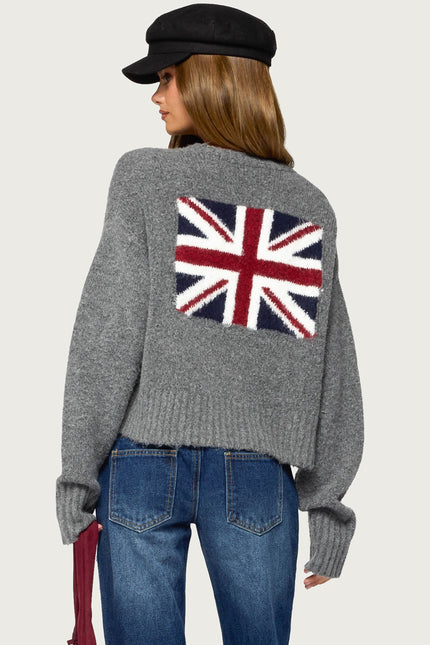 UK Obsessed Knit Cardigan